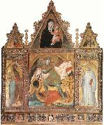 Ambrogio Lorenzetti St Michael painting